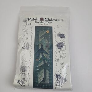 New! Patch Abilities Holiday Tree P45 Table Runner Quilting Kit Complete